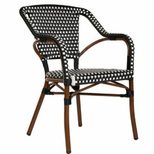 SILLA JOLIE BLANCO-NEGRO