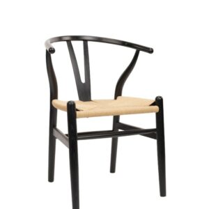SILLA WISHBONE NEGRO