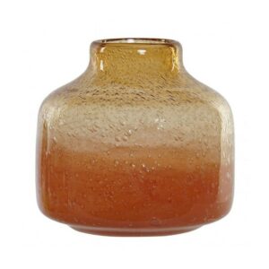 JARRÓN ACHATADO NARANJA