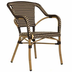 SILLA JOLIE BEIGE-MARRÓN