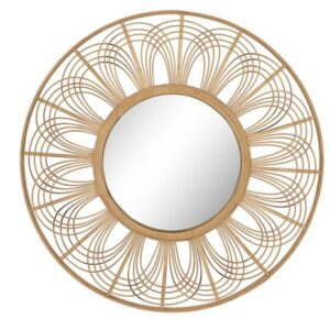 ESPEJO REDONDO DE RATÁN 80CM